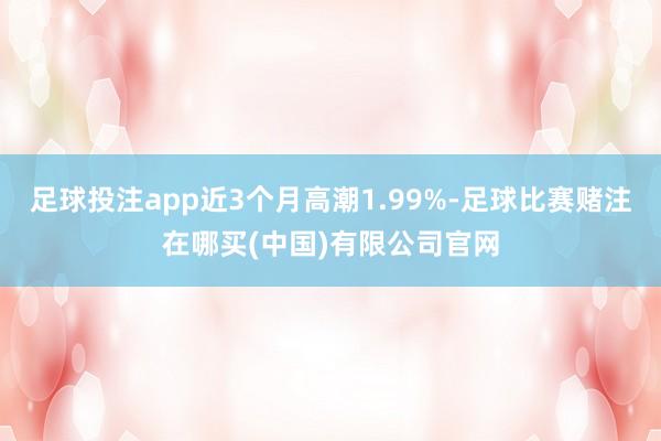 足球投注app近3个月高潮1.99%-足球比赛赌注在哪买(中国)有限公司官网