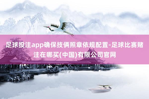 足球投注app确保技俩照章依规配置-足球比赛赌注在哪买(中国)有限公司官网