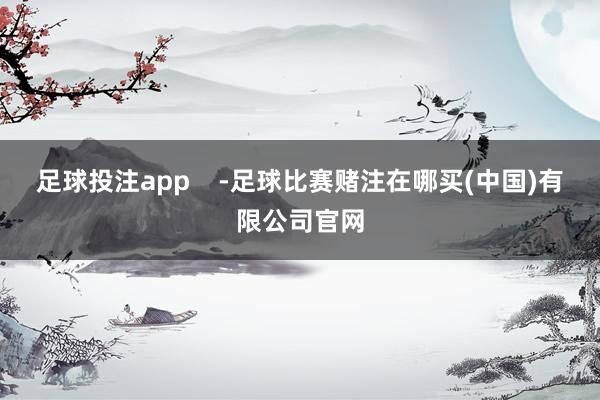 足球投注app    -足球比赛赌注在哪买(中国)有限公司官网