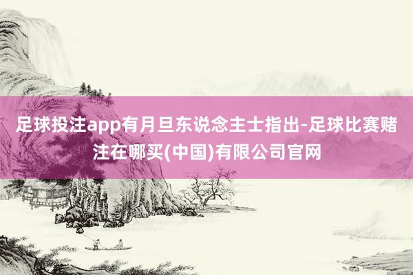 足球投注app有月旦东说念主士指出-足球比赛赌注在哪买(中国)有限公司官网