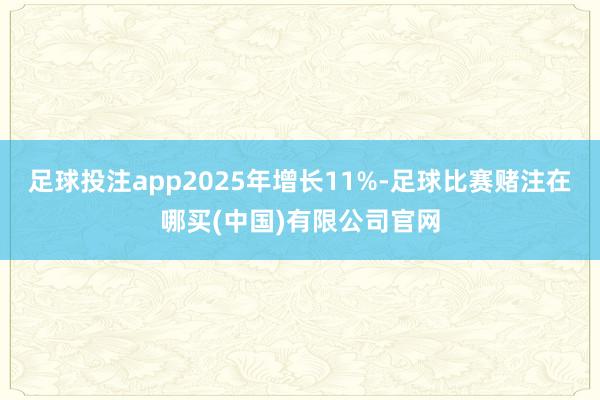 足球投注app2025年增长11%-足球比赛赌注在哪买(中国)有限公司官网