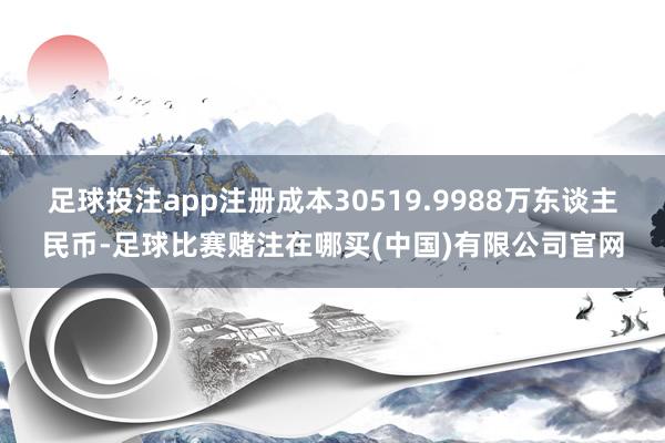 足球投注app注册成本30519.9988万东谈主民币-足球比赛赌注在哪买(中国)有限公司官网