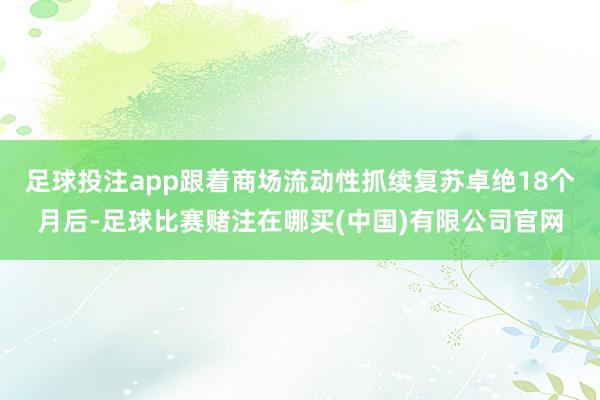 足球投注app跟着商场流动性抓续复苏卓绝18个月后-足球比赛赌注在哪买(中国)有限公司官网