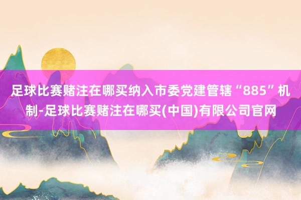 足球比赛赌注在哪买纳入市委党建管辖“885”机制-足球比赛赌注在哪买(中国)有限公司官网